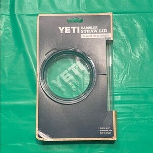 YETI Clear Rambler Lid with Straw